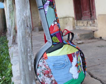 Banjo Bag - Textile Recycling - Patchwork Bags