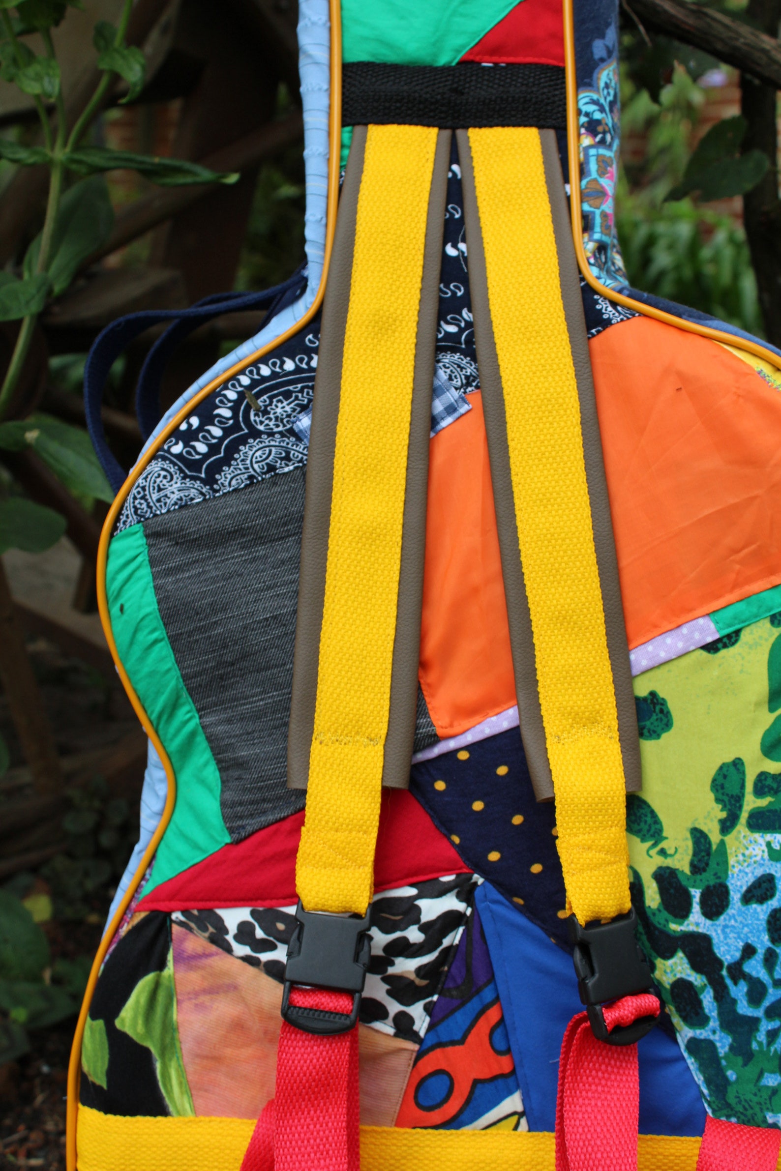 Handmade Guitar Case Gig Bag for Acoustic Guitar Upcycled Etsy