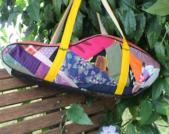 Alto Saxophone Gig Bag  - Textile Recycling - Leftover Scraps - Sax Bag