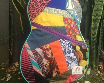 Handmade Guitar Case - Artcraft Suitcase - Colorful Acoustic Guitar Suit Case