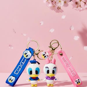 Daisy Donald Duck Matching Keychains Gift Set