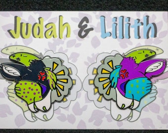 Judah and Lilith Pins