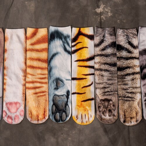 Men's Fox Socks Men's Animal Socks Men's Socks Etsy