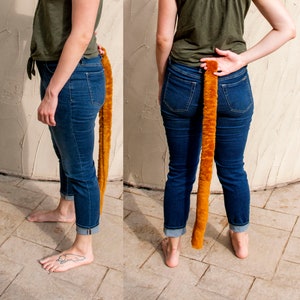Caramel Brown Cat Tail
