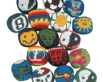 Pelota de kickball tejida surtida / Hacky Sack