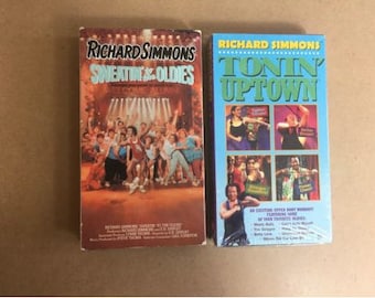 LOT OF 2 Richard Simmons - Sweatin to the Oldies (VHS, 1990)