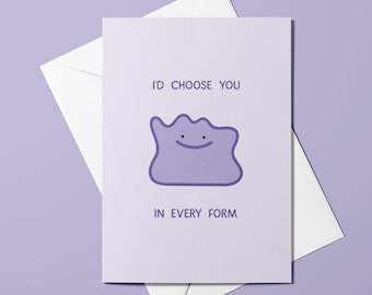 Ditto Greeting Card | Poke | Love, Anniversary Card