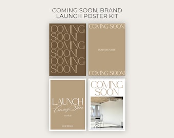 Coming Soon Bundle in Colour,  Business Launch Photo Props (Digital Download)