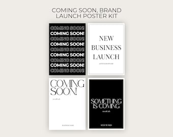 Coming Soon Bundle | Business Launch Photo Props (Digital Download)