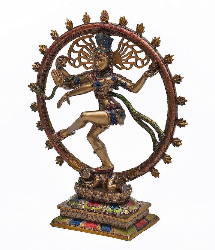 Nataraja Shiva Statue | Handcrafted Cosmic Dance Sculpture, Antique ...