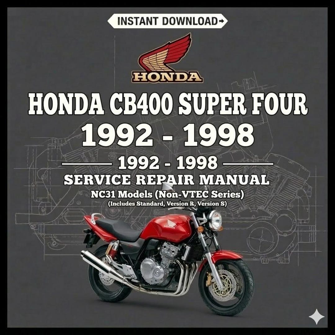 HONDA　サービスマニュアル　CB400 SUPER FOUR Honda CB400 Super Four Service Manual 1992-1998 | NC31 Workshop