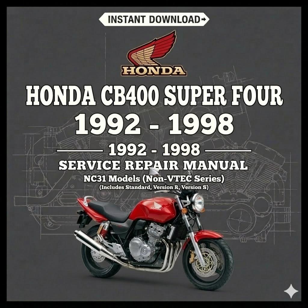 ホンダ CB400 スーパーフォー サービスマニュアル 1992-1998 | NC31
