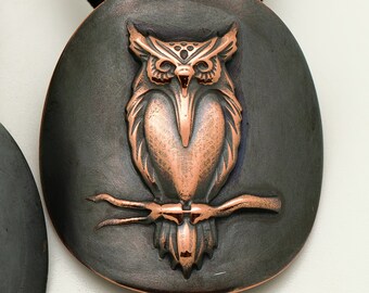 Metal Copper Owl Ponytail Holder | Ponytail Holder Elastic Band