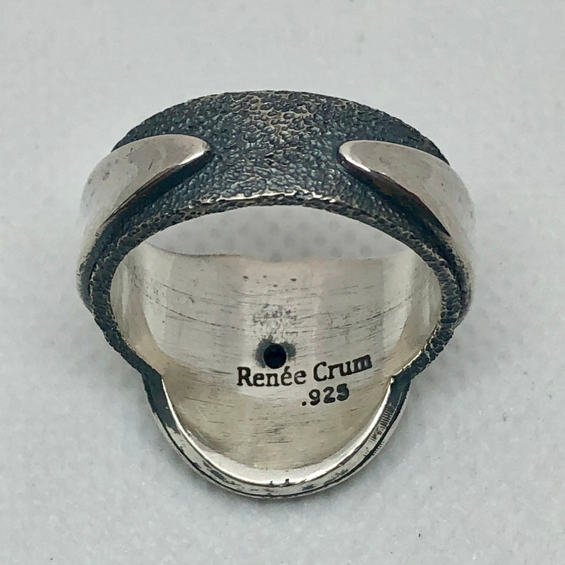 Pilot's Propeller Ring in Silver Aviator Ring Etsy