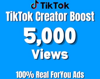 TikTok Views | 5,000 TikTok Views | Fast Delivery | Lifetime Warranty (Digital Products)