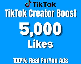 TikTok Likes | Tiktok Likes 5,000 | Fast Delivery | Lifetime Warranty (Digital Products)