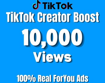 TikTok Views | 10,000 TikTok Views | Fast Delivery | Lifetime Warranty (Digital Products)