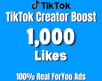 TikTok Likes | Tiktok Likes 1,000 | Fast Delivery | Lifetime Warranty (Digital Products)