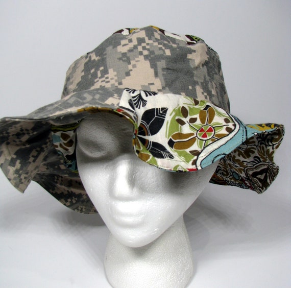 camo floppy hat