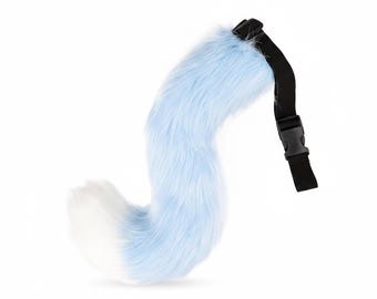 Faux Fluffy Fursuit Tail Cosplay Accessory Halloween Costume Party Prop