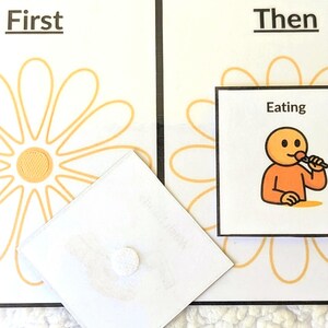 First-Then Visual Schedule – Autism, ADHD Routine Chart - AAC Communication tool image 5