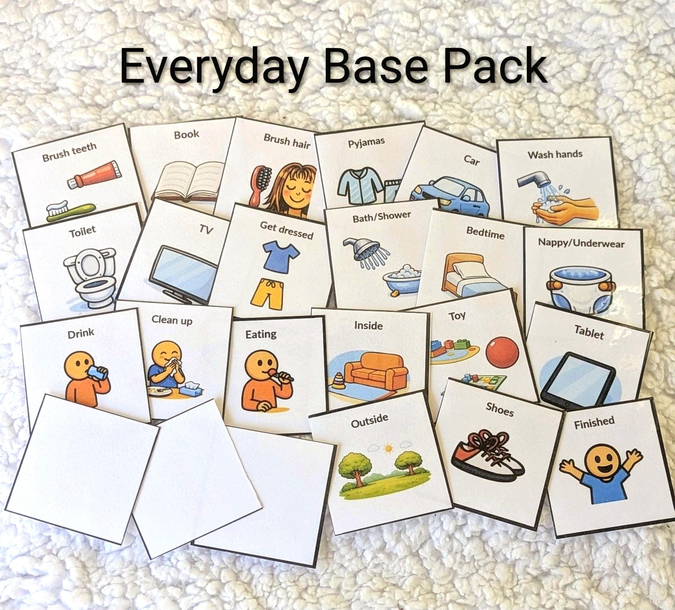 First-then Visual Schedule – Autism, ADHD Routine Chart - AAC ...