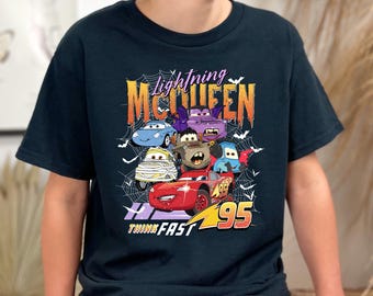 Cars Halloween Shirt, Lightning McQueen Halloween Tee