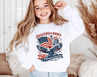 Usa Flag Sweat, 4th of July Sweatshirt, USA 250 Years Anniversary Sweatshirt,  Independence Day Sweat, Retro American Flag Patriotic Hoodie