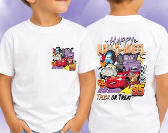 Disney Cars Halloween Shirt, Lightning McQueen Halloween Tee, Pumpkin Season T-Shirt