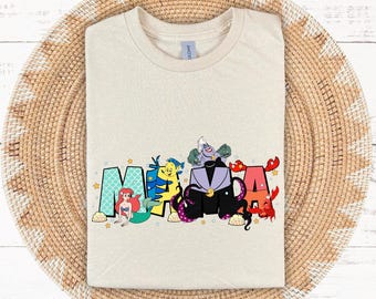 The Little Mermaid Mama Shirt, Ariel Princess Mother's Day Tee