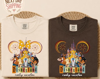 Comfort Colors Lion King Disneyland Shirt, Matching Family Vacation Tee, Theme Park Trip Outfit