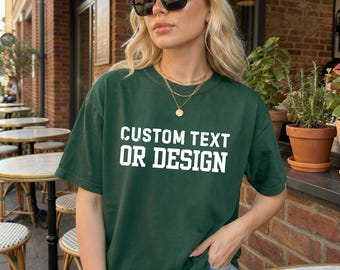 Custom Personalized T-Shirt with Name or Message - Gift for Birthdays, Anniversaries