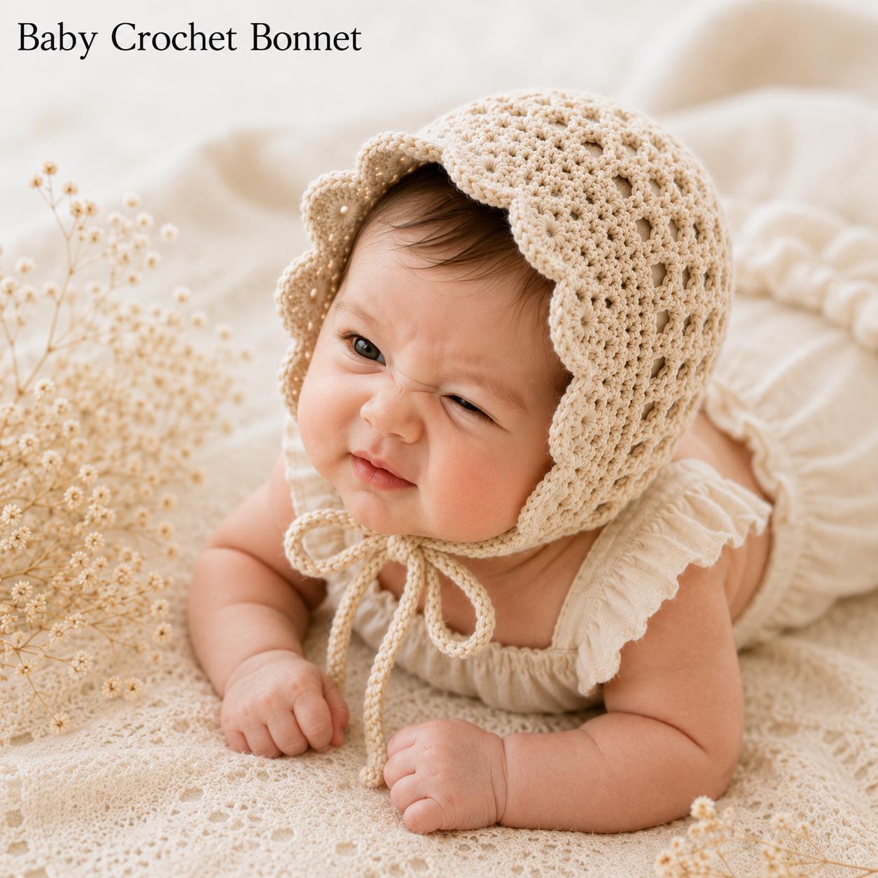 40 Unique Crochet Hats That Are Sure To Amaze You! 11 Crochet Baby Bonnet Pattern