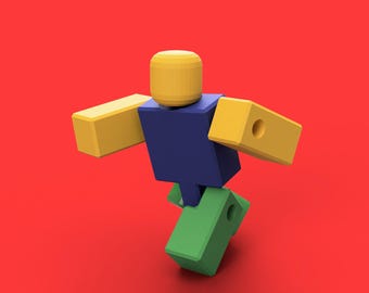 3D Printed Roblox Figurine Desk Toy, Stretchy Action Figure for Kids (DIY Project, Digital download)
