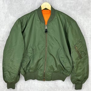 Vintage 80s 90s GAVIAL Original DRY GOODS jacket Army Military Bomber Reversible Flight Jacket