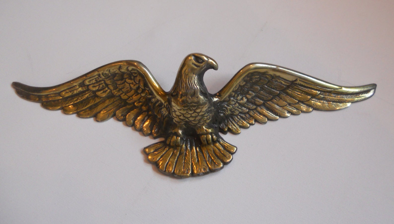 Vintage Bald Eagle Plaque Metal American Eagle Wall Decor Etsy