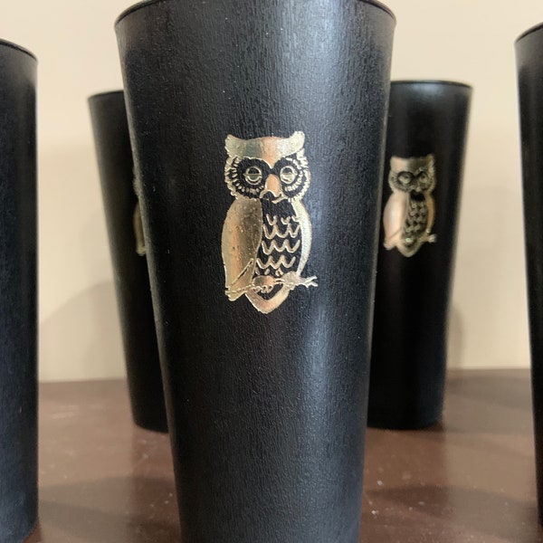 Plastic Owl Cups Etsy