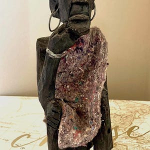 African Wood Carving Elder Man African Home Decor