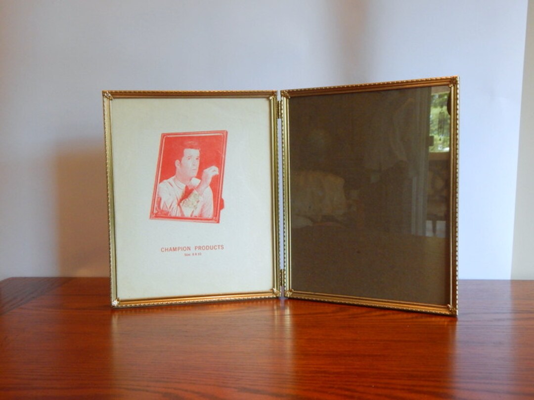 Vintage 8 X 10 Double Picture Frame Gold Picture Frame Ornate - Etsy