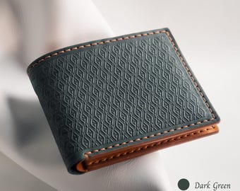 Portefeuille en cuir fait main