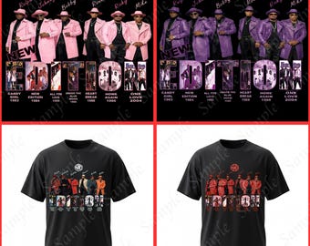 New Edition 2026 Tour PNG Bundle, Concert T-Shirt Design (Digital File)