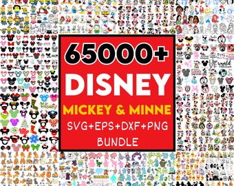 65000+ Special Mega Bundle SVG PNG | Princess, Mickey Mouse, Pixar Clipart | Digital Download Sublimation Files | Cartoon Bundle|Mega Bundle