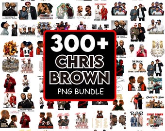 Bundle 300 premium PNG, Chris Brown Usher Raymond R&B TOUR PNG File, Chris Brown and Usher Raymond Tshirt Design Digital Download