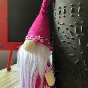 Gnome Whimsical HandMade Felt! Shelf Sitter, Crafty Tier Tray, Home Decor, Elf,