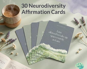 Neurodiversity Affirmation Cards - ADHD & Autism Friendly | Neuro Affirming