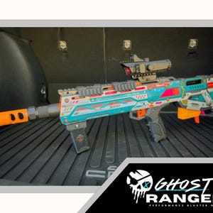 X-Shot Longshot Tactical Mod Kit | Ghost Ranger LS-Lite | Scope, Grip, Muzzle & Performance Spring
