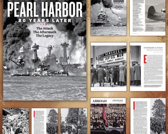 Pearl Hafen 80 Jahre Später | WWII Geschichte Sammlerstück | Vintage LIFE Heft | Militärgeschichte & Historisches Ereignis