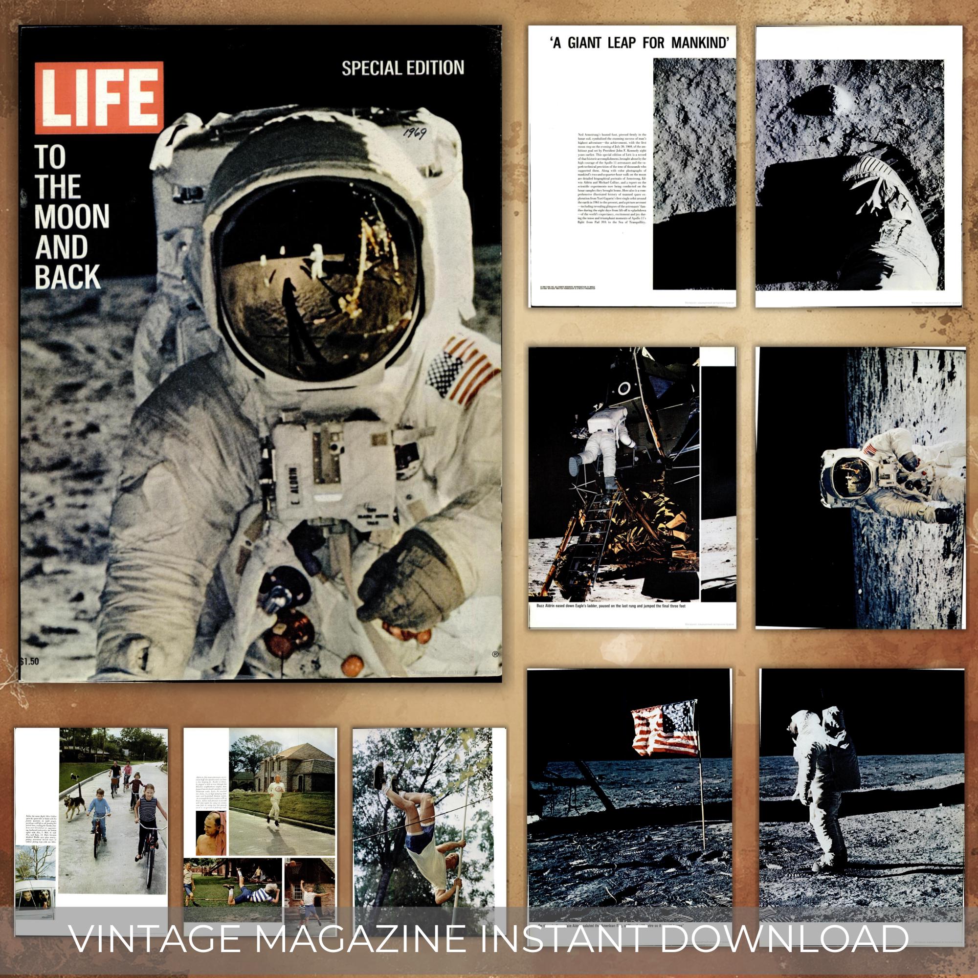 Apollo 11 Life Magazine - Etsy Canada