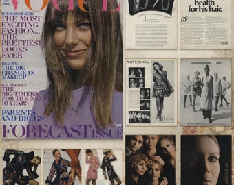Vogue Januar 1970 | Vintage Fashion Sammlerstück | 70er Jahre Stil & Modefotografie