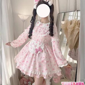 knee length dresses for ladies Winter Black Gothic Dress Women Party One Piece Dress Korean Fashion V –  jetechband main image 0
